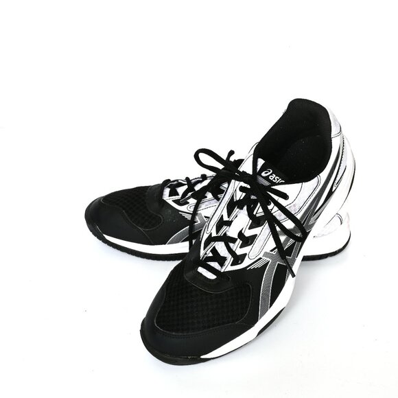 ASICS Gel Upcourt 2 Athletic Shoes in Black & White, Size 9.5 - Picture 8 of 13